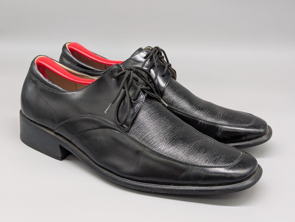 Dong Hai Dress Shoe Mens Black Leather Classic Round Toe Oxfords Size 42